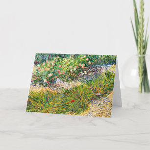Van Gogh - Ecke mit Schmetterlingen Karte