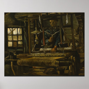 Van Gogh - Ein Weberhäuschen Poster