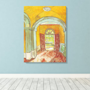 Van Gogh Eingang Hall of Saint Paul Hospital Leinwanddruck
