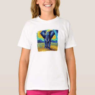 Van Gogh Elefant T-Shirt