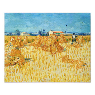 Van Gogh; Ernte in der Provence Fotodruck