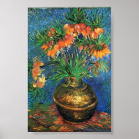 Van Gogh Famous Painting Copper Vase