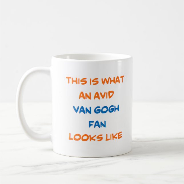 van gogh fan, avid kaffeetasse (Links)