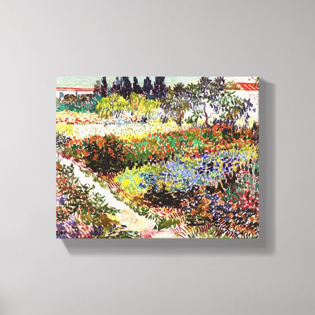 Van Gogh Fantastische Bergwelten am Arles Frische  Leinwanddruck (Vorderseite)