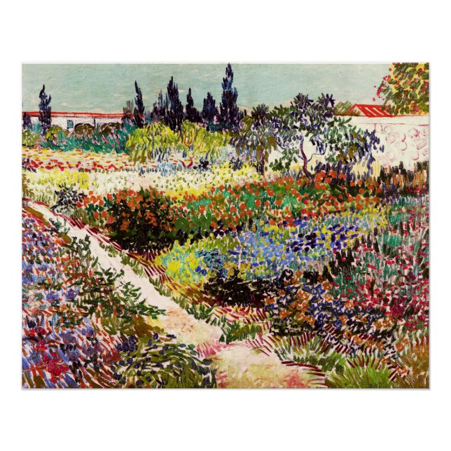 Van Gogh Fantastische Bergwelten am Arles Frische  Poster (Vorderseite)