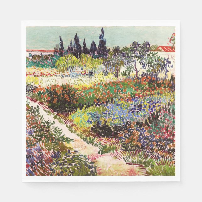 Van Gogh Fantastische Bergwelten am Arles Frische  Serviette (Vorderseite)