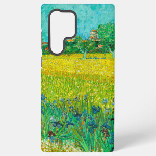 Van Gogh Feld mit Schwertlilien bei Arles Samsung Galaxy Hülle