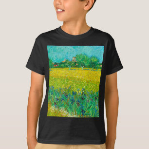 Van Gogh Feld mit Schwertlilien bei Arles T-Shirt