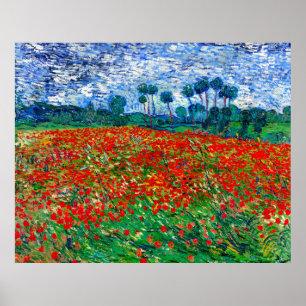 Van Gogh, Feld Poppy, 1890 Poster