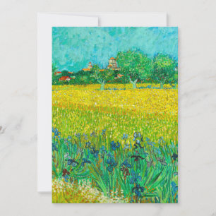 Van Gogh Field mit Irische in der Nähe von Arles Ankündigung