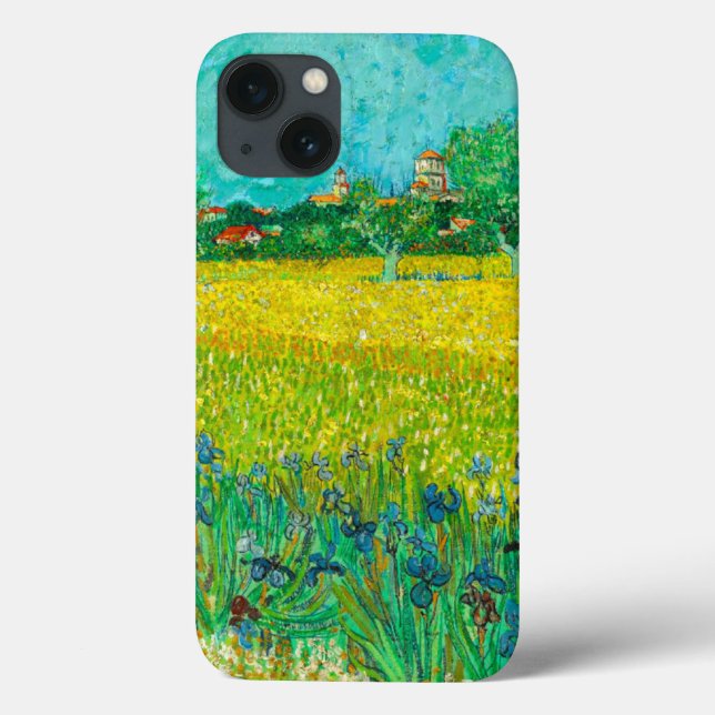 Van Gogh Field mit Irische in der Nähe von Arles Case-Mate iPhone Hülle (Rückseite)