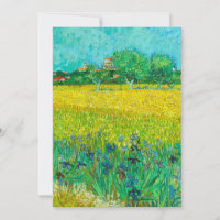 Van Gogh Field mit Irische in der Nähe von Arles