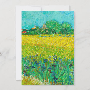 Van Gogh Field mit Irische in der Nähe von Arles Einladung