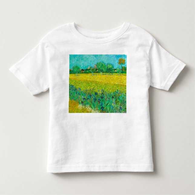 Van Gogh Field mit Irische in der Nähe von Arles Kleinkind T-shirt (Vorderseite)