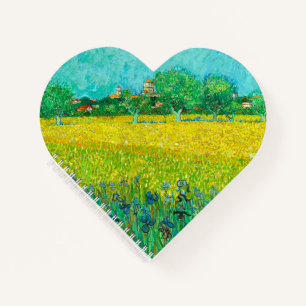Van Gogh Field mit Irische in der Nähe von Arles Notizbuch