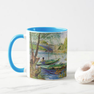 Van Gogh - Fischer am Pont de Clichy im Frühling Tasse