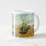 Van Gogh Fischerboote am Strand in Saintes Maries Jumbo-Tasse<br><div class="desc">Fischerboote am Strand von Saintes Maries von Vincent van Gogh ist ein Vintages Meeresbild des Post-Impressionismus, der mit feinen Kunstwerken arbeitet. Eine Meereslandschaft mit mehreren Fischerbooten an einem Strand in Frankreich mit Blick auf das Meer mit mehr Booten, die segeln. Über den Künstler: Vincent Willem van Gogh (1853-1890) war einer...</div>