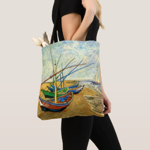 Van Gogh Fischerboote am Strand von Saintes Maries