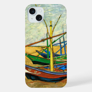 Van Gogh Fischerboote am Strand von Saintes Maries iPhone 15 Plus Hülle