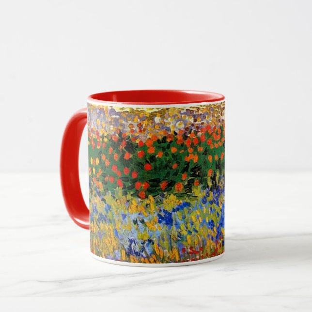 Van Gogh - Flower Garden Tasse (Vorderseite Links)