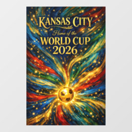 Van Gogh Fluid Art Druck Kansas City Weltmeistersc Fensteraufkleber