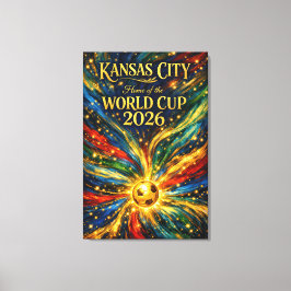 Van Gogh Fluid Art Druck Kansas City Weltmeistersc Leinwanddruck