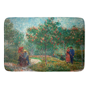 Van Gogh Garden in Montmartre Badematte