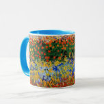 Van Gogh - Garten in Arles (auch Blühgarten genann Tasse<br><div class="desc">Garten in Arles (auch Blütengarten genannt),  berühmtes Gemälde von Vincent van Gogh. Blauer Schnitt.</div>