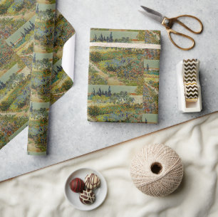 Van-Gogh-Garten in Arles Florale Impressionistin Geschenkpapier