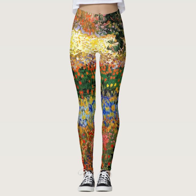 Van Gogh - Garten in Arles Leggings (Vorderseite)