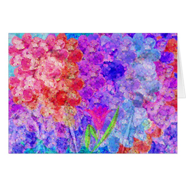 Van Gogh Garten (leere Karte) (Vorderseite (Horizontal))