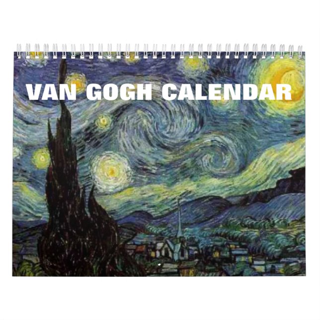 Van Gogh Gemälde Art Kalender (Titelbild)