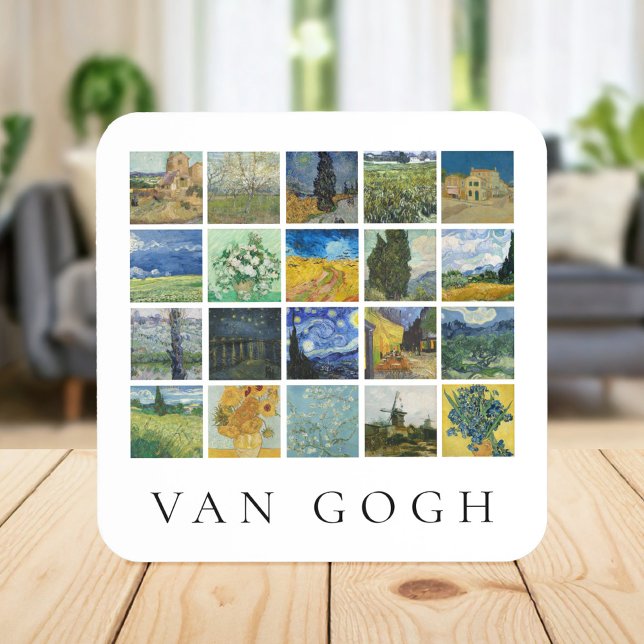 Van Gogh Gemälde Collage Getränkeuntersetzer (Von Creator hochgeladen)
