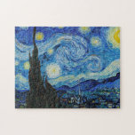 Van Gogh Gemälde of The Starry Night (1889) Puzzle<br><div class="desc">Schöne Vincent Van Gogh Gemälde of The Starry Night in (1889). Dieses Werk ist ein berühmtes Gemälde von Vincent Van Gogh. Dieses Kunstwerk würde an jeder Wand schön aussehen.</div>