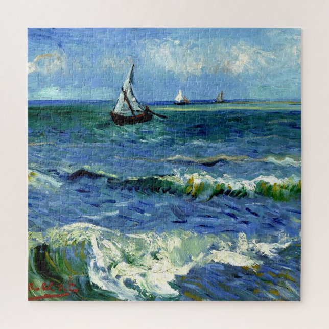 Van Gogh Gemälde, Seascape, Puzzle (Vertikal)