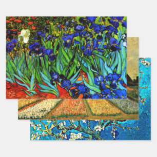 Van Gogh-Gemälde, Set von drei Geschenkpapier Set