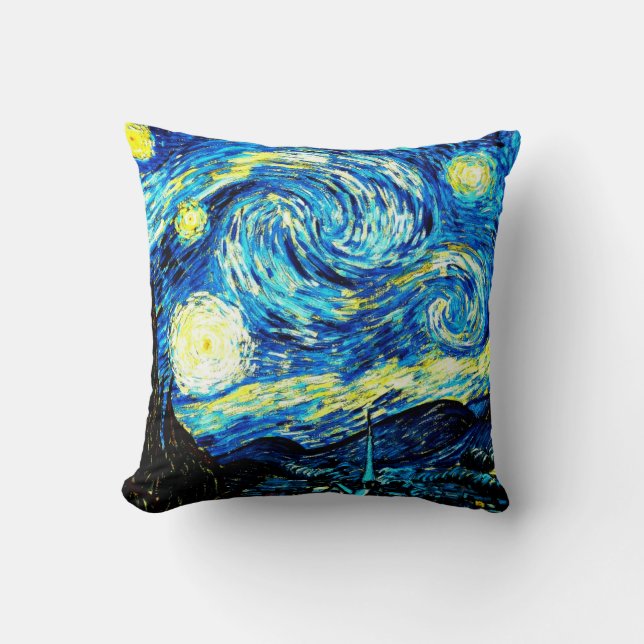 van Gogh Gemälde, Starry Night Kissen (Vorderseite)