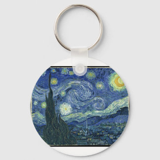 Van Gogh Gemälde: Starry Night Van Gogh Schlüsselanhänger