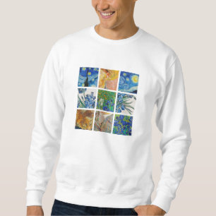 Van Gogh Gemälde-Sweatshirt-Gitter Sweatshirt