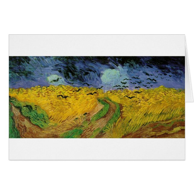 Van Gogh Gemälde: Van- Goghweizen-Feld (Vorderseite (Horizontal))