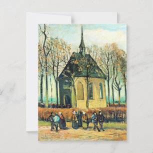 Van Gogh - Gemeinde, Reformierte Kirche Postkarte