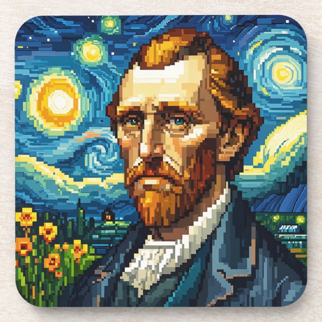 Van Gogh Getränkeuntersetzer (Vorderseite)