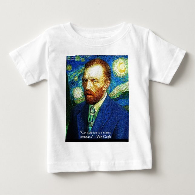 van Gogh "Gewissen Compass" Quotient Ohrs Tees usw (Vorderseite)
