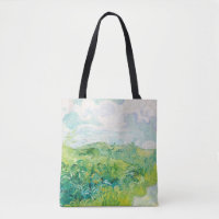 Van Gogh Green Wheat Fields Auvers. Impressionismu