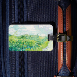 Van Gogh Green Wheat Fields Auvers. Impressionismu Gepäckanhänger