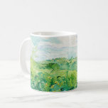 Van Gogh Green Wheat Fields Auvers. Impressionismu Kaffeetasse<br><div class="desc">Van Gogh "Green Wheat Fields,  Auvers" Kaffee-Tasse. Natur Sommer Grüne Impressionismus Kunst.</div>