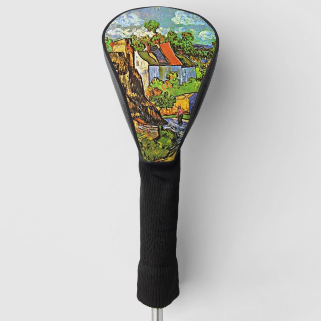 Van Gogh - Häuser in Auvers Golf Headcover (Vorderseite)