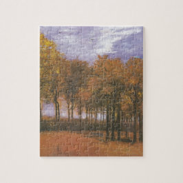 Van Gogh Herbstfall Tree Blätter Destiny Puzzle