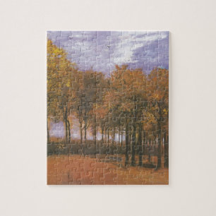 Van Gogh Herbstfall Tree Blätter Destiny Puzzle