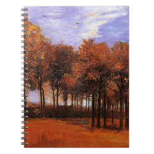 Van Gogh - Herbstlandschaft Notizblock
